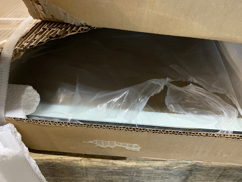 Photo 1 of ***FACTORY SEALED*** ***TRUCK/TRAILER PICKUP ONLY*** Shower Glass Panel, 36" W x 76" H Fixed Shower Screen Panel with 3/8"(10mm) SGCC Clear Tempered Glass, Frameless Walk in Shower Door for Bathroom (Chrome, 36" W x 76" H)