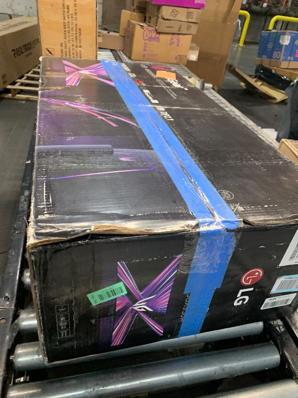 Photo 1 of LG 45GX950A-B 45-inch Ultragear 5K2K WUHD (5120 x 2160) OLED Curved Gaming Monitor, Dual-Mode, 165Hz, 0.03ms, NVIDIA G-Sync, AMD FreeSync Premium Pro, HDR True Black 400, USB Type-C 90W, DP2.1, Black