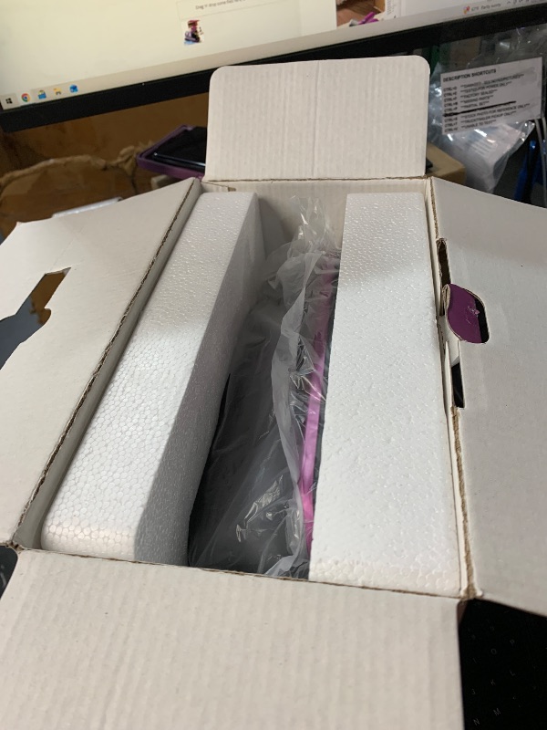 Photo 1 of ***(HEAVILY USED/ MINOR DAMAGE)***PATO Mattress Vacuum Cleaner, Wireless Handheld Bed Vacuum Cleaner with UV-C Light, HEPA Filter and Ultrasonic Vibration, 12KPa, Suitable for Beds, Sofas, Car Seats, Carpets (Purple)