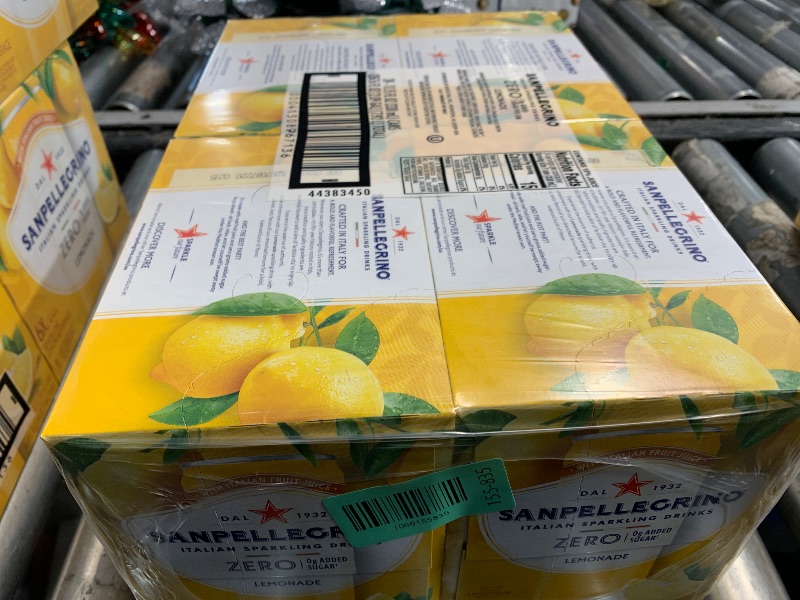View 2 of ****EXP DATE 01.20.27****
Sanpellegrino Zero Grams Added Sugar Italian Sparkling Drinks Lemonade, Sparkling Lemon Beverage, 24 Pack of 11.15 Fl Oz Cans