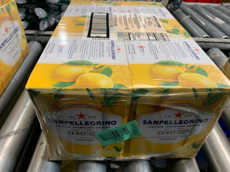 View 2 of ****EXP DATE 01.20.27****
Sanpellegrino Zero Grams Added Sugar Italian Sparkling Drinks Lemonade, Sparkling Lemon Beverage, 24 Pack of 11.15 Fl Oz Cans