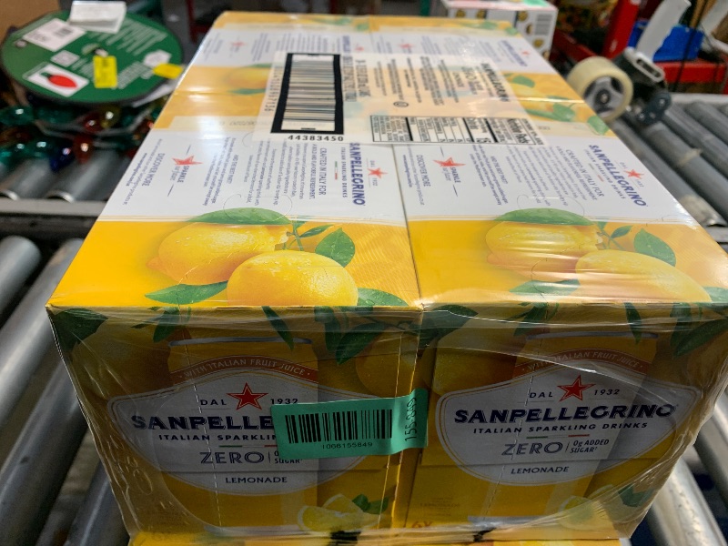 View 2 of ****EXP DATE 01.20.27****
Sanpellegrino Zero Grams Added Sugar Italian Sparkling Drinks Lemonade, Sparkling Lemon Beverage, 24 Pack of 11.15 Fl Oz Cans