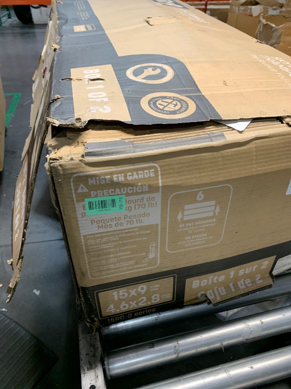 Photo 1 of ****PARTIAL SET 1 OF 2**** SKYWALKER TRAMPOLINES 9 x 15 FT Rectangle Trampoline With Safety Enclosure Net, Outdoor, ASTM Approved, Recreational for Kids