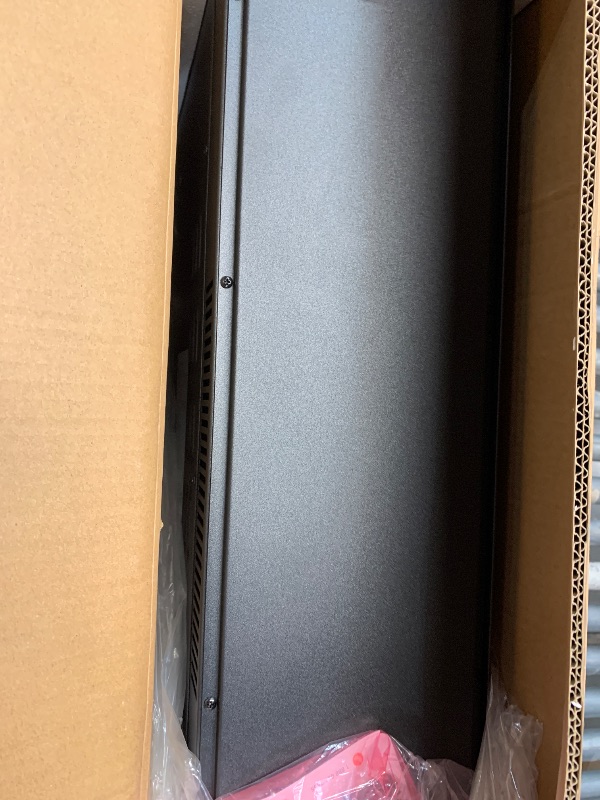 Photo 1 of Garvee Fireplace TV Stand with 3-Sided Glass & Adjustable LED Flame,Glass Doors & Storage Shelves for TVs,Electric Fireplace Modern Entertainment Center Console Table Cabniet,for TVs up to 85",75"