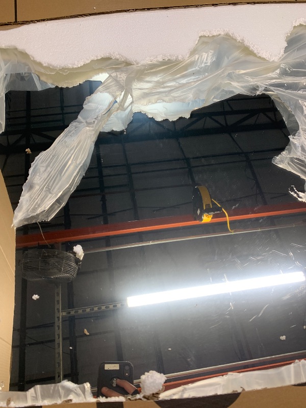 Photo 1 of ***MINOR SCRATCHES ON MIRROR/IN PICTURE BELOW***Hasipu Home Gym Workout Mirror 72" L x 36" W-1pc Large Full Length Mounted Full Body Frameless Mirror for Workout, Yoga, Garage, Bedroom, Dance