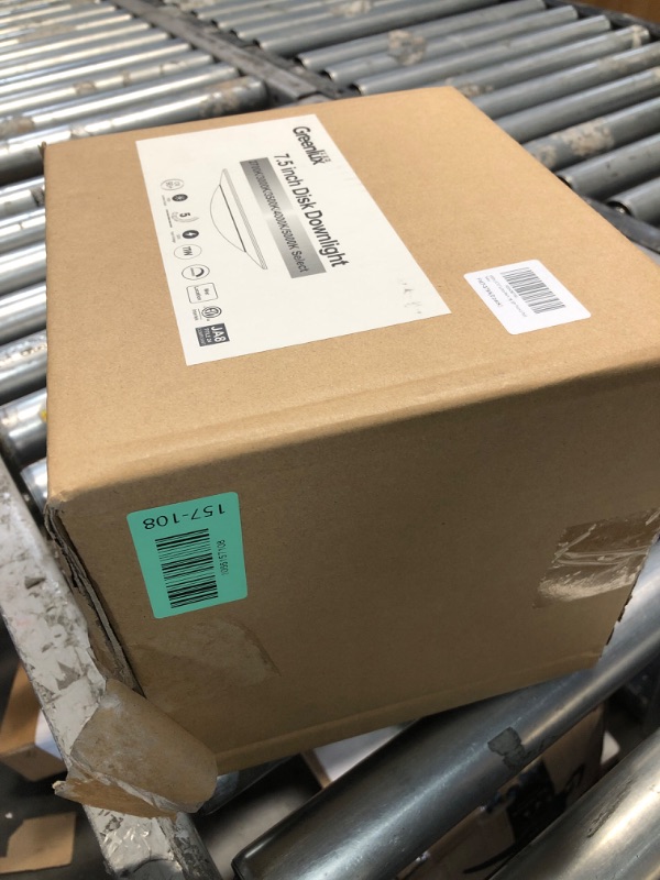 Photo 1 of ****STOCK PHOTO REFRENCE ONLY****GREENLUX 7.5" Surface Mount Led Disk Light Suit for 3" or 4" J-Box, 5CCT, CRI90, 1000lm, 11W, Low Profile Flush Mount Ceiling Light Fixture (6 Pack)