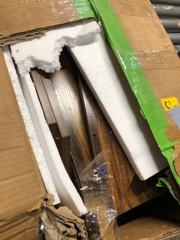 Photo 2 of Tribesigns Farmhouse Console Table, 47 Inches Entryway Console Table with Storage, Industrial Hallway Accent Table for Living Room, Entrance