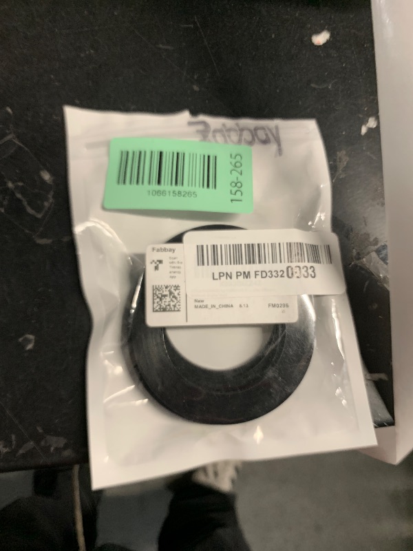 Photo 1 of 4 Pcs 1-3/4-Inch by 2-5/8-Inch Rubber Gasket for Tub Drain Shoe Tub Overflow Gasket Silicone Bathtub Drains Seal