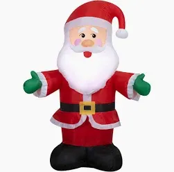 Photo 1 of 4 ft Santa Christmas Airblown Yard Inflatable, Multicolor, by Holiday Time
