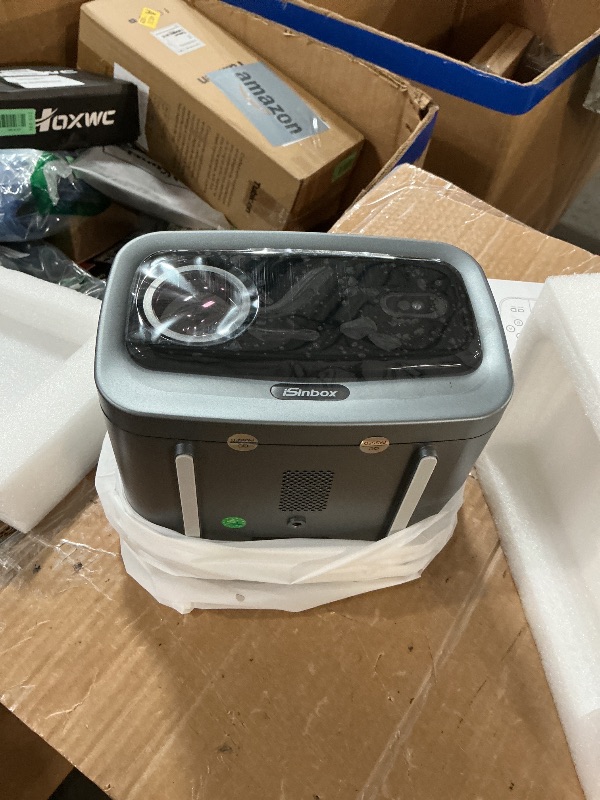 Photo 1 of [2500 ANSI/Auto Focus/Built-in APPS] Smart Projector 4K with WiFi 6 and Bluetooth 5.3, 6D Keystone Outdoor Movie Projector with Netflix& 36W Dolby Audio Plus HDR10+ Home Theater Ceiling Upgraded