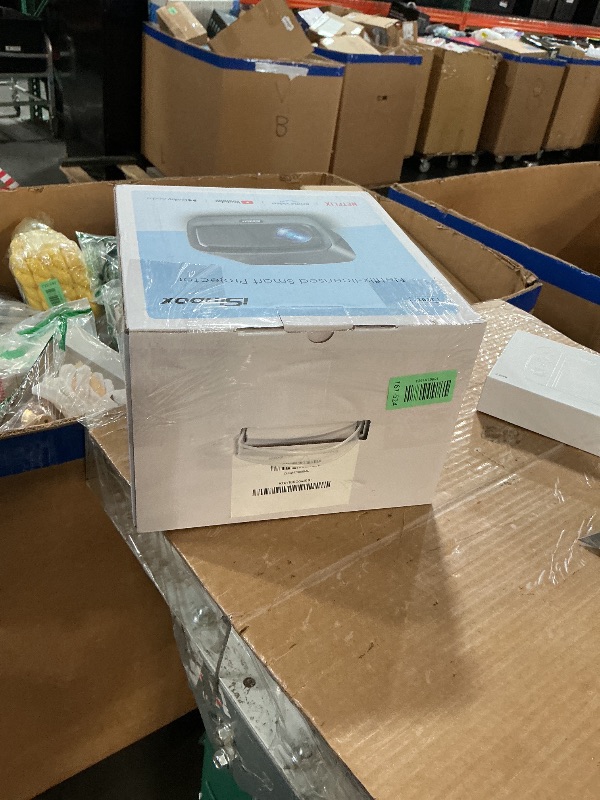 Photo 1 of [2500 ANSI/Auto Focus/Built-in APPS] Smart Projector 4K with WiFi 6 and Bluetooth 5.3, 6D Keystone Outdoor Movie Projector with Netflix& 36W Dolby Audio Plus HDR10+ Home Theater Ceiling Upgraded