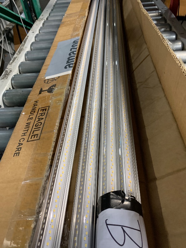 Photo 1 of ***DAMAGED - SEE NOTES/PICTURES***ELEKICO 8ft Led Shop Light, Super Bright 100w 5000k 15000lm 8' Led Shop Lights 8ft, Linkable 96" 8 Foot Shop Light 8 Ft for Garage Warehouse Factory Barn Garage 10pack