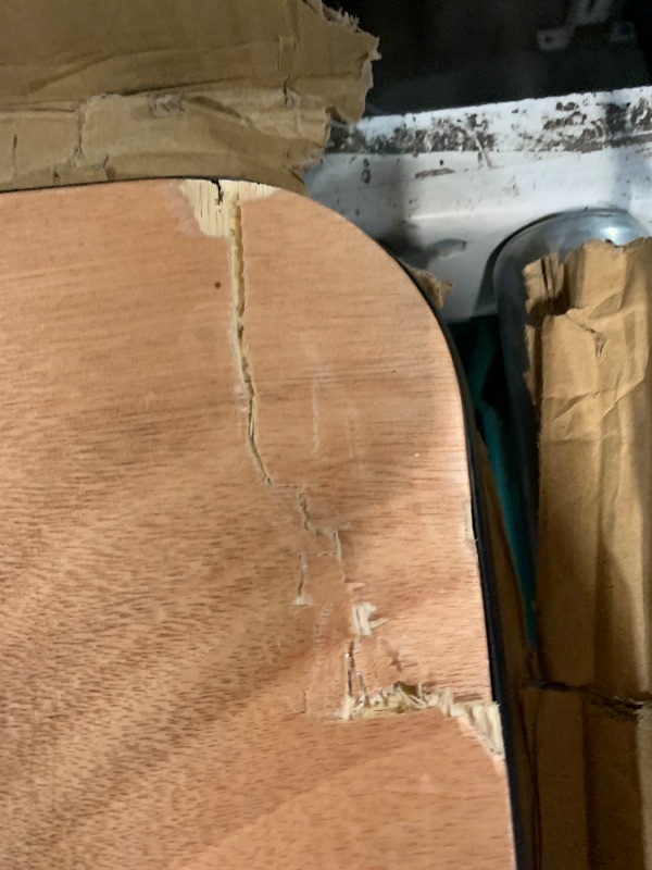 Photo 1 of ***DAMAGED - SEE NOTES/PICTURES***Flash Furniture Gael 6' Wood Folding Training and Event Table, Rectangular Folding Training Table with Smooth Clear Coated Finished Top, Natural