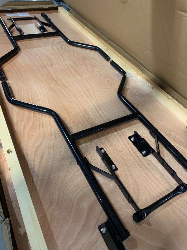 Photo 1 of ***DAMAGED - SEE NOTES/PICTURES***Flash Furniture Gael 6' Wood Folding Training and Event Table, Rectangular Folding Training Table with Smooth Clear Coated Finished Top, Natural