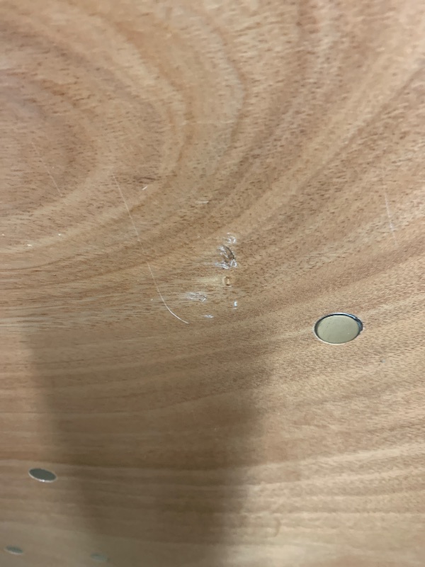 Photo 1 of ***DAMAGED - SEE NOTES/PICTURES***Flash Furniture Gael 6' Wood Folding Training and Event Table, Rectangular Folding Training Table with Smooth Clear Coated Finished Top, Natural