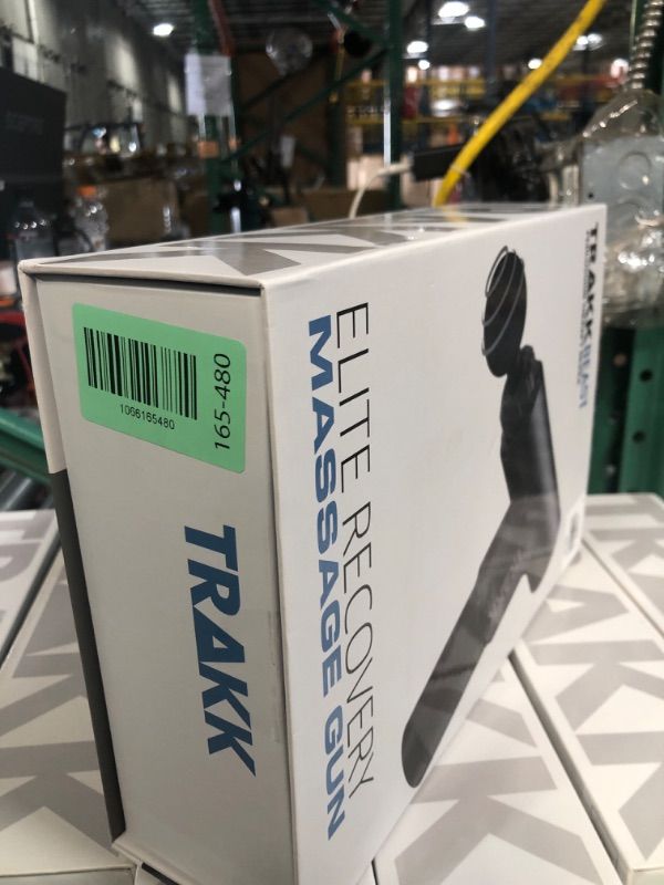 Photo 1 of (used)(missing piece) TRAKKBEAST Elite Recovery Massage Gun TR-BSTGN-300-BK