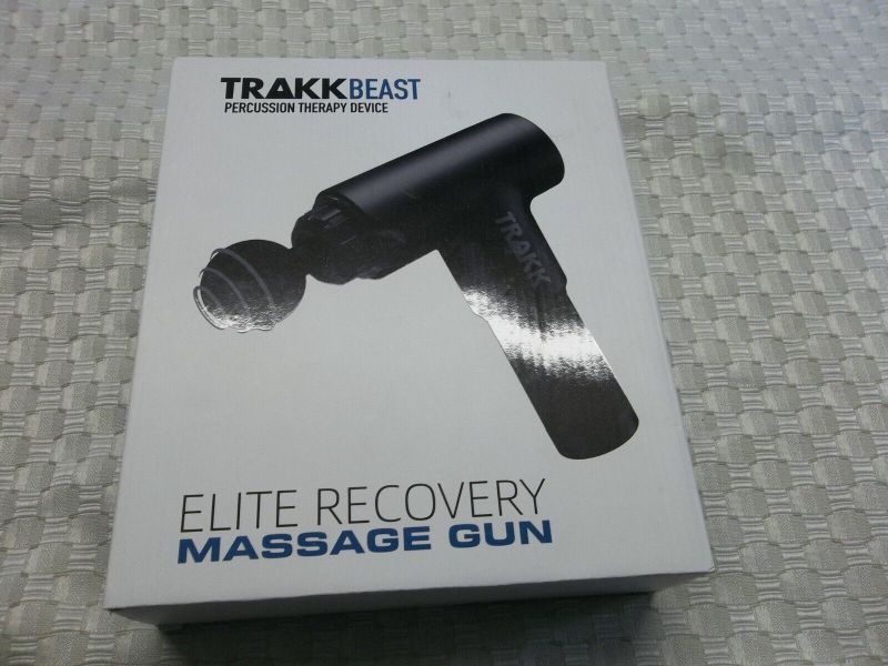 Photo 1 of (used)(missing piece) TRAKKBEAST Elite Recovery Massage Gun TR-BSTGN-300-BK