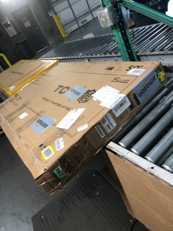 Photo 1 of ***TESTED FOR POWER ONLY***TCL 50-Inch Class S5 UHD 4K LED Smart TV with Fire TV (50S551F, 2024 Model), Dolby Vision, HDR PRO+, Dolby Atmos, Alexa Built-in with Voice Remote, Apple AirPlay 2 Compatibility, Streaming Television