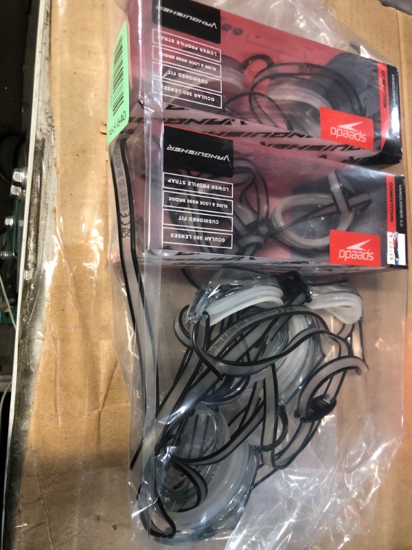 Photo 1 of (5 PAIRS) Adult Speedo Vanquisher 3.0 Swim Goggles