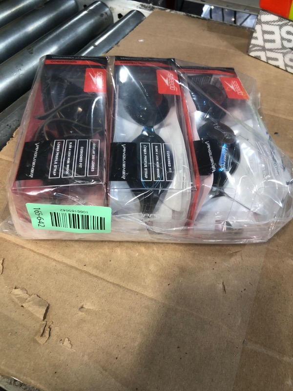Photo 1 of (3 PAIRS) Speedo Vanquisher 3.0 Mirror Swimming Goggles