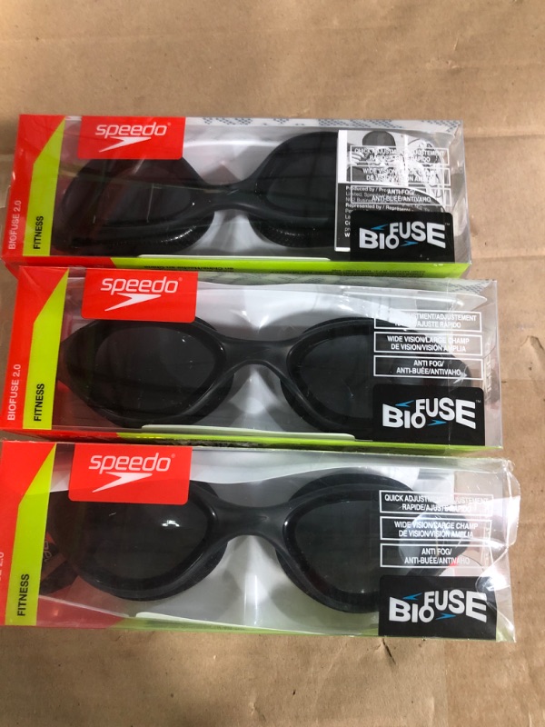 Photo 1 of (3 PAIRS) Speedo Biofuse 2.0 Goggle - 2025