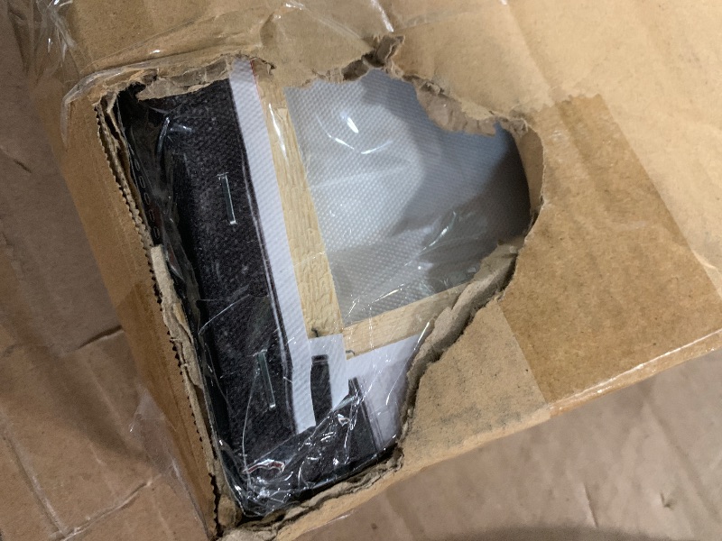 Photo 1 of ***DAMAGED - SEE NOTES/PICTURES*** *** ONE OF THE PAINTINGS FRAME IS CRACKED ***HOMEOART Bathroom Signs Farmhouse Bathroom Wall Decor Pictures Canvas Wall Art for Bath Room Decor Framed 6x12inchx3Pieces (Black)