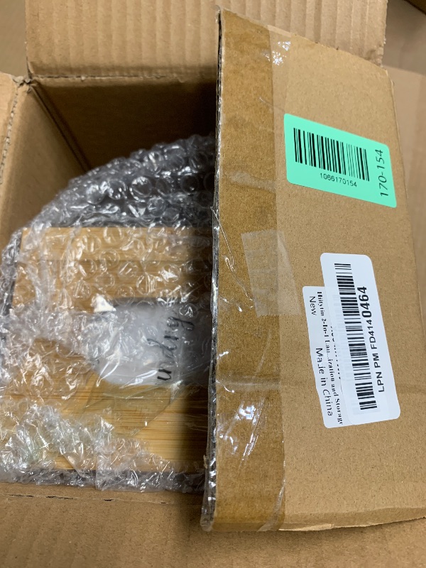 Photo 1 of Hiitytin 2-In-1 Laundry Pods Container & Dryer Sheet Holder with Bamboo Lid, Acrylic Dishwasher Pods Dispenser with Labels, Dryer Sheet Container, Laundry Room Organization and Storage