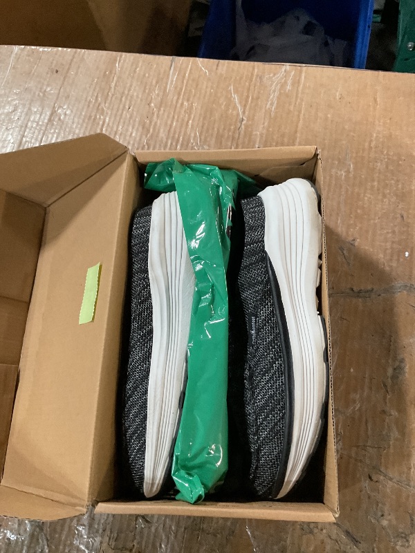 View 2 of *USED*OrthoComfoot Women's Orthopedic Slip On Loafers Slippers Shoes: Plantar Fasciitis Pain Relief Dress Clogs Shoes, Orthotic Arch Support Driving, Ultralight Non-Slip Mules with Elastic Band Black Size 8/38