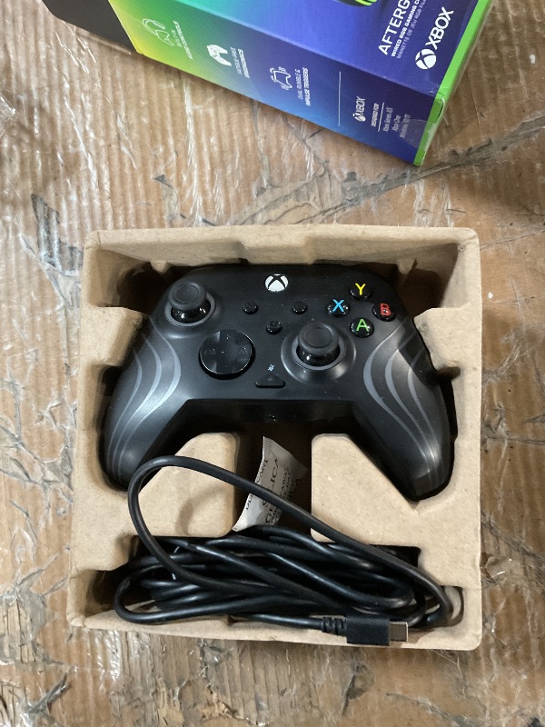 Photo 1 of Turtle Beach Afterglow Wave Wired RGB Gaming Controller - Licensed for Xbox Series X|S, Xbox One & Windows PCs - Mappable Buttons, Hall-Effect Hair Triggers, Companion App - Black