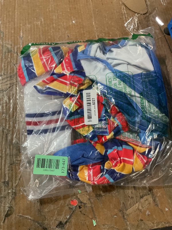 Photo 1 of ?5 Sizes?Halloween Chucky Costume for Women Wanna Play Bolero Top Overall Bodysuit Knee-high Socks Scar Tattoos Prop Knife - M Size