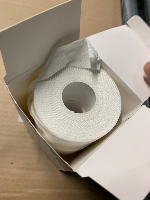 Photo 1 of (3 Pack) White Athletic Sports Tape, Very Strong Easy Tear No Sticky Residue Tape for Athlete & Sport Trainers & First Aid Injury Wrap,Suitable for Bats,Tennis,Gymnastics & Boxing?1.5in X 35ft?