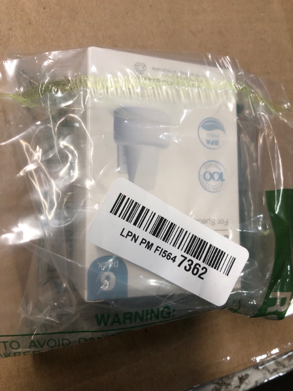 Photo 1 of [6-Count] Papablic Duckbill Valves for Spectra and Medela, Replaceable Duckbill Valves for Spectra S1 Spectra S2 valves and Medela Pump in Style, BPA/DEHP Free White