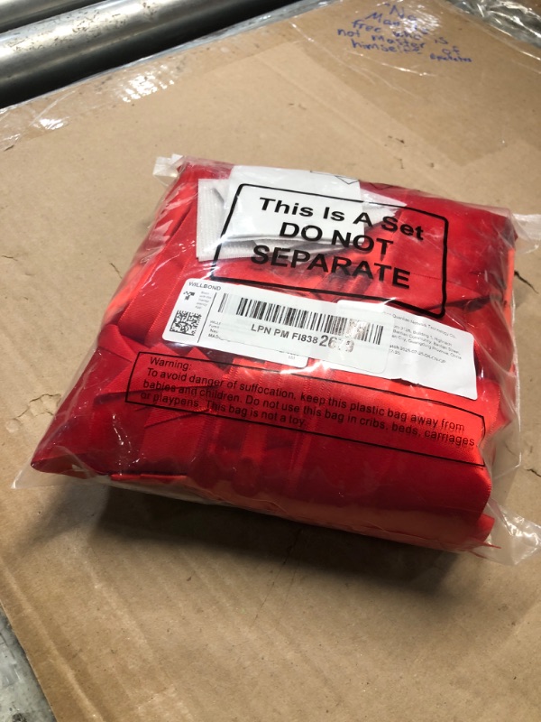 Photo 1 of ***(PARTIAL SET/ ONLY 4 )***WILLBOND 8 Pcs Christmas Cabinet Ribbons Bows for Kitchen 78.8 Inch Red Large Christmas Door Ribbon Cabinet Bows for Gifts Xmas Tree Home Wall Furniture Party Decorations