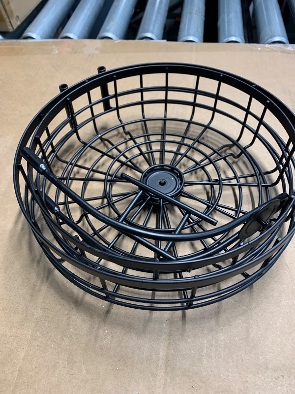 Photo 1 of (see all images) Sakugi Fruit Basket for Kitchen Counter - 2-Tier Large Capacity Fruit Bowl with Detachable Banana Hanger