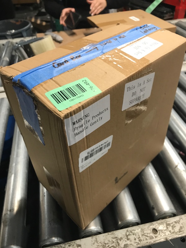 Photo 1 of (used)(minor damage) LemonRoad 10 Inches Frosted Wedding Acrylic Card Gift Box with Lock Slot and Last Name Transfers Wishing Well