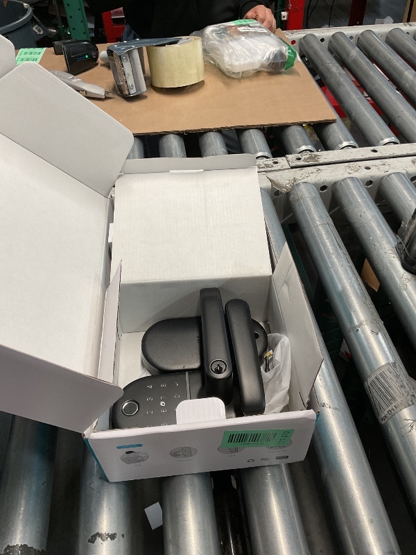 Photo 1 of *****Photo stock for reference******VE06-L Smart Locks with 2 Lever Handle Set, App Control, Keyless Entry Deadbolt for Front Door, Electronic Digital Touchscreen Keypad, Auto Lock, Waterproof, Easy Installation, Matte Black