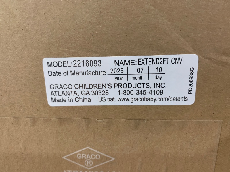 Photo 1 of ***FACTORY SEALED*** Graco Extend2Fit Convertible Baby Car Seat, Rear and Forward Facing, Adjustable Extension Panel for Extra Legroom, Redmond