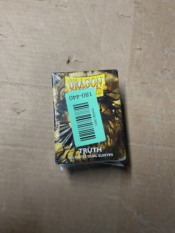 Photo 1 of ***FACTORY SEALED*** Dragon Shield | Matte Dual Standard Size Card Sleeves | 100 CT - Smooth & Tough Premium TCG Sleeves - Compatible with Pokemon, Flesh & Blood, One Piece & Magic The Gathering | Truth