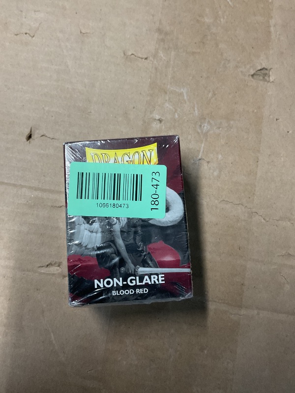 Photo 1 of ***FACTORY SEALED*** Dragon Shield | Standard Size Card Matte Sleeves | 100 CT - Non Glare Smooth & Tough Premium TCG Sleeves | Compatible with Pokemon, Flesh & Blood, One Piece & Magic The Gathering | Blood Red