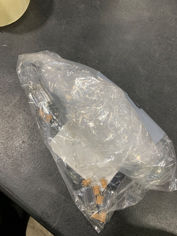 Photo 1 of 10 Mini Glass Bottles with Cork Lids, 3ml - Spell Jars & Tiny Wishing Bottles for DIY Crafts & Decoration