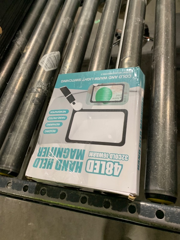 Photo 1 of [Upgraded] 5X Magnifying Glass with Light, 48 LED Handheld Full Page Magnifier for Reading, Seniors, Low Vision, Foldable, Battery Powered, Great Gift for Parents & Elderly