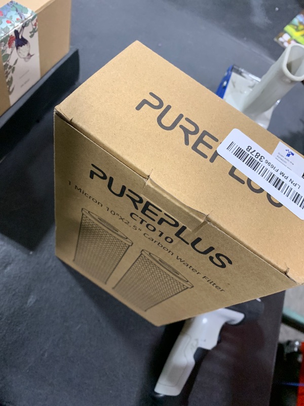 Photo 1 of 1 Micron 2.5" x 10" Whole House CTO Carbon Water Filter Cartridge Replacement for Under Sink Water Filter System, Dupont WFPFC8002, WFPFC9001, FXWTC, SCWH-5, WHEF-WHWC, WHCF-WHWC, AMZN-SCWH-5, 2Pack