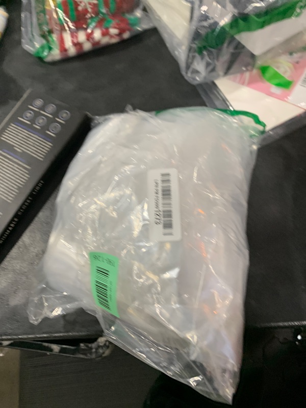 Photo 1 of 100 Pack 40 Inch Long Narrow Flat Open Poster Bags, Clear Blueprint Waterproof Tube Storage Sleeves