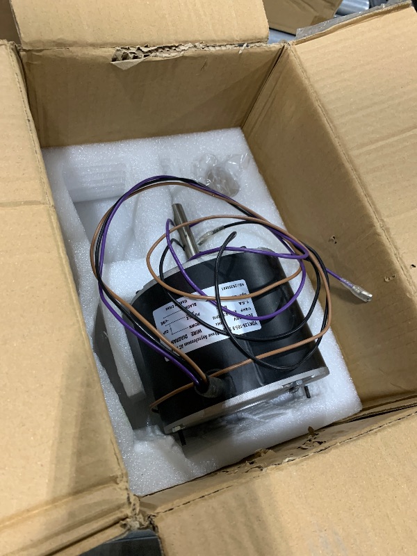Photo 1 of 0131M00061SP, 1/4 Hp Condenser Fan Motor Replaces Goodman Condenser Fan Motor, Zongshan Broad-Ocean YDK-180S84062-01-830 RPM, 1-Speed, Replaces Amana Janitrol P/N: 0131M00014PS