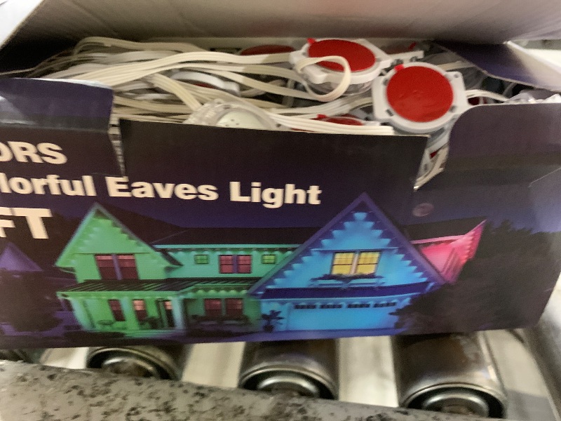 Photo 1 of 150FT Permanent Outdoor RGB Lights - Waterproof Smart LED Eaves Lights with App/Remote Control, Music Sync & DIY Scenes, Perfect for Christmas, Halloween, Parties & Daily Decor, Ideal for House Roof