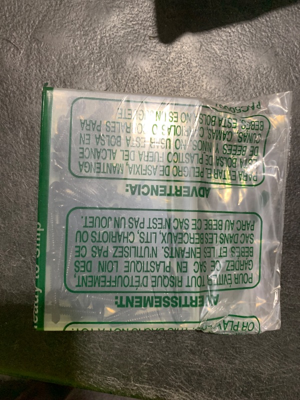 Photo 1 of #12 x 1-1/4" Hex Socket Self Tapping Screws, Stainless Steel 410 Sheet Metal Flat Head Drilling Screw, Black Oxide, Quantity 50