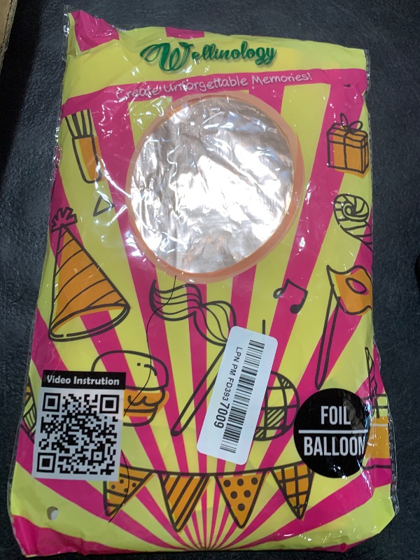 Photo 1 of [20 Pcs] 16" Rose Gold Foil Number Balloons (2 sets of 0-9) - Mylar Aluminum Hanging Decorations for Graduation, Birthday, Christmas & New Year's Eve Parties