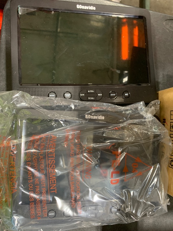 Photo 1 of 10.1" Dual Car DVD Players with HDMI Input, Headphones, Mounting Brackets, Headrest DVD Players for Car Support USB/SD Card, AV in/Out, Last Memory, Play A Same or Two Movies, No Battery