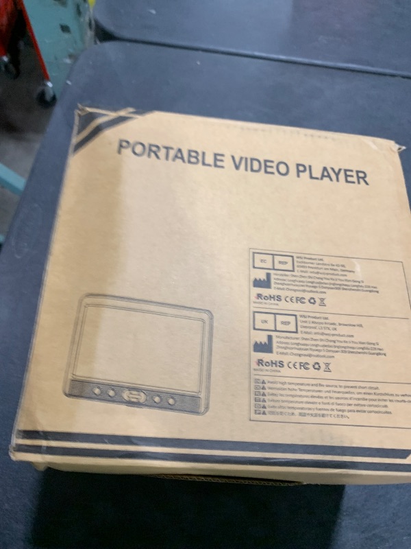 Photo 1 of 10.1" Dual Car DVD Players with HDMI Input, Headphones, Mounting Brackets, Headrest DVD Players for Car Support USB/SD Card, AV in/Out, Last Memory, Play A Same or Two Movies, No Battery