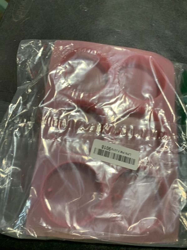 Photo 1 of (300 Design Optional) MUBYOK M471 3inch Circles with Holes 6 Cavity Silicone Freshie Mold for Baking Aroma Beads Car Freshie Supplies